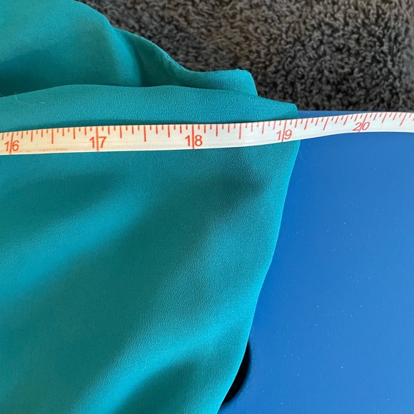 *DONATED* London Times Turquoise Dress | Embroidery Appliqué - Picture 5 of 8